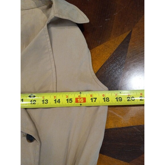 Banana Republic Drapey Vest Camel Tan Sz Small Toggle Draw String Beige Pockets - Picture 4 of 6